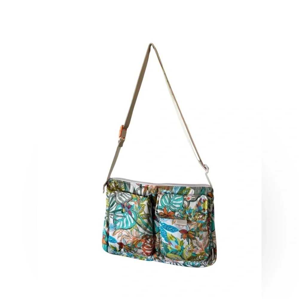 Vera Bradley • Utility Small Crossbody Bag/Recycled Cotton • Rain Forest Canopy